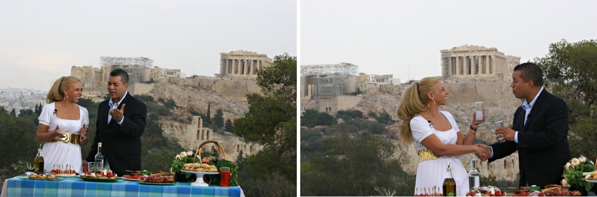 ΑΛΕΞΙΑ ΑΛΕΞΙΑΔΟΥ Alexia Alexiadou Russ Mitchel The Early Show Βέφα Αλεξιάδου vefa Alexiadou cook books & blog vefaalexiadou.gr/