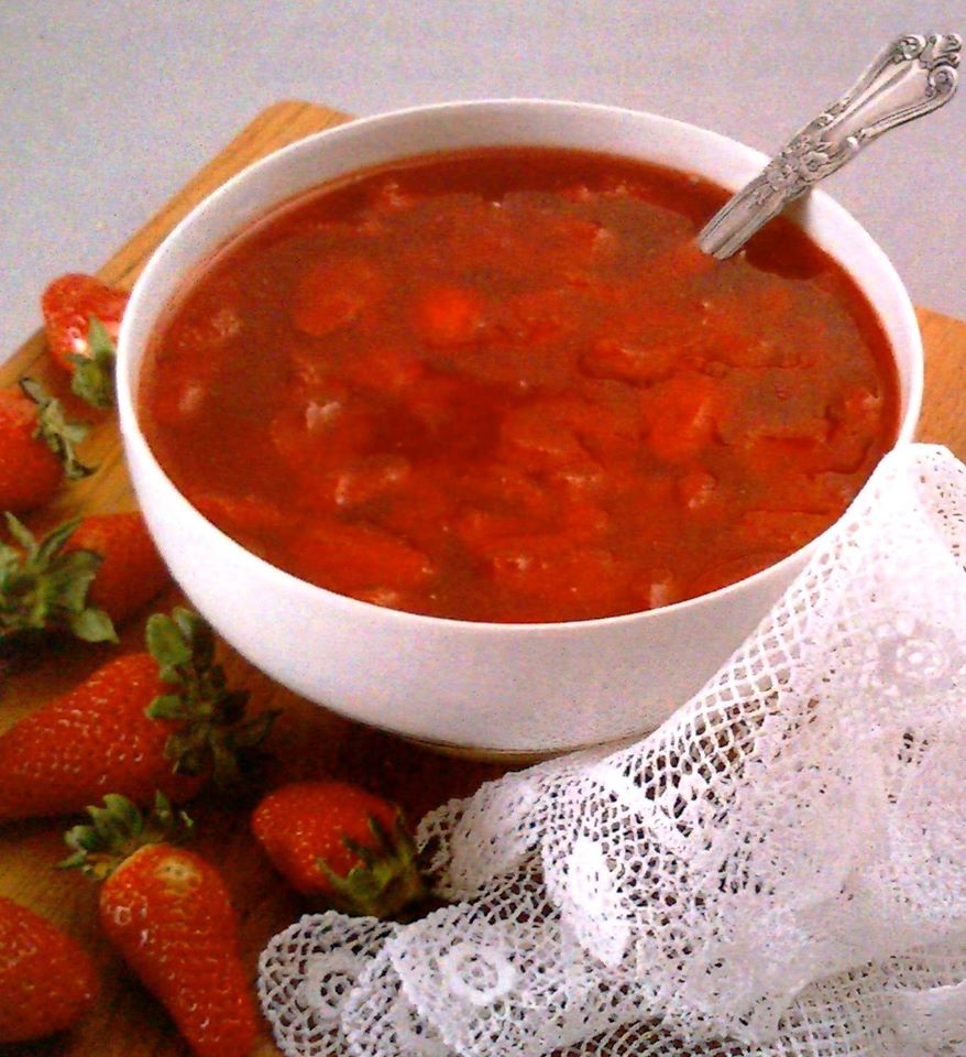 Σάλτσα Φράουλας της Βέφας Vefa Alexiadou Cookbooks & Blog vefaalexiadou.gr/